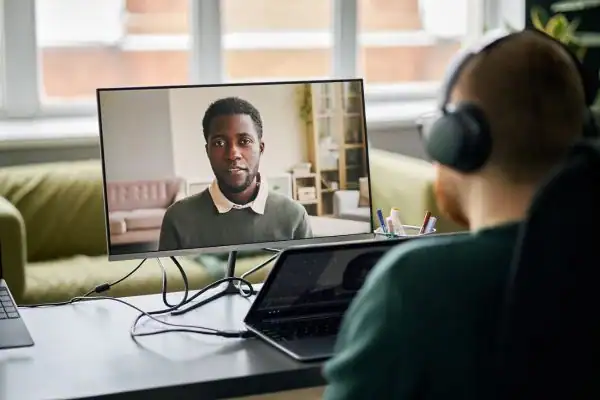 image of online mediation West Bromwich in progress.