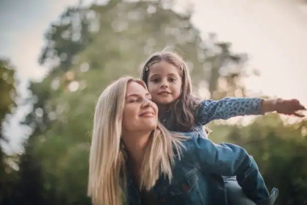 happy mum and daughter following mediation to resolve parental alienation West Bromwich